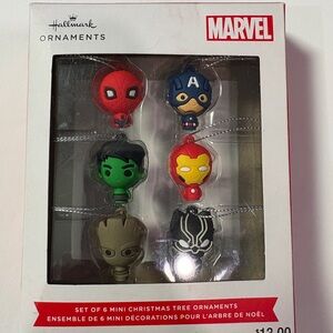 Marvel Superhero Mini Ornament Set from Hallmark